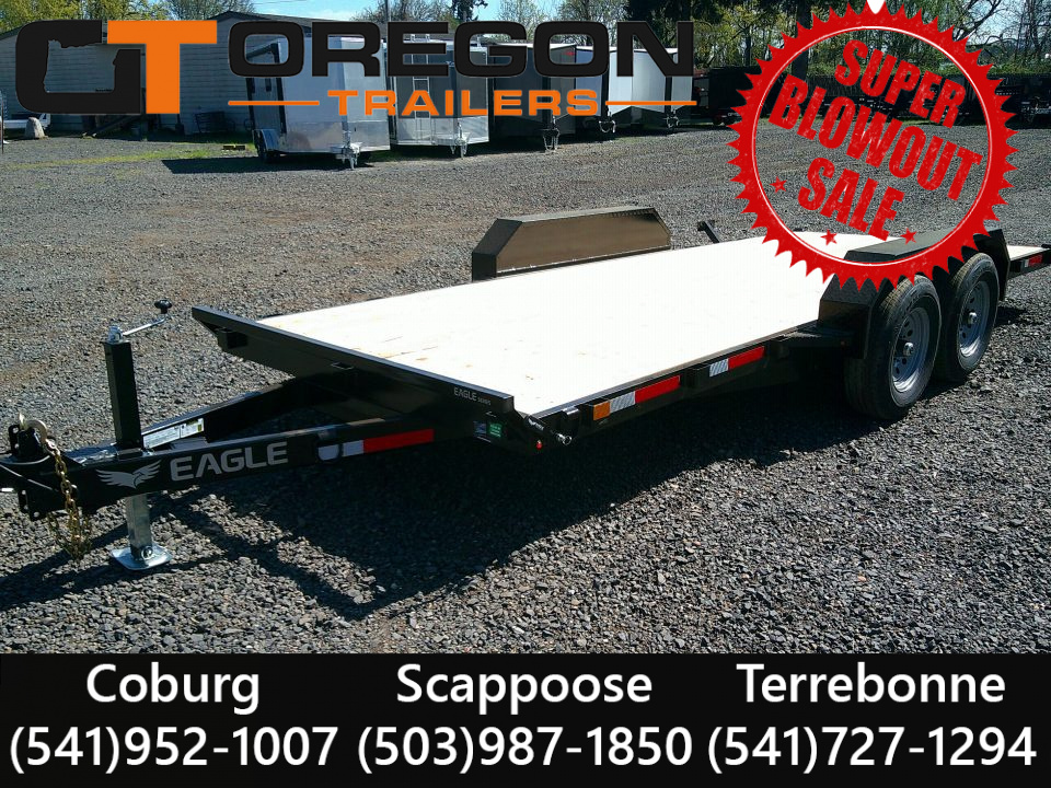 New 2026 Eagle 7x18 10K Full Tilt Trailer