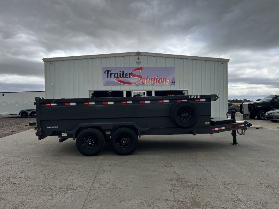 New 2026 Buckshot MFG TLP316 Dump Trailer
