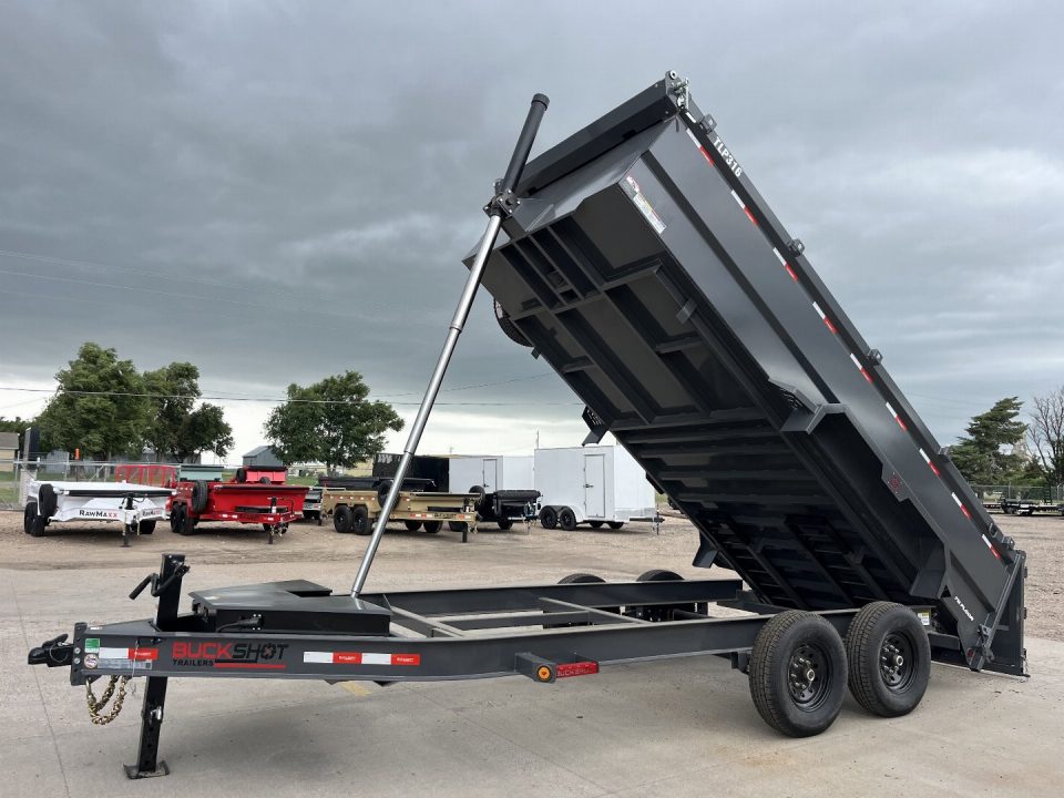 New 2026 Buckshot MFG TLP316 Dump Trailer