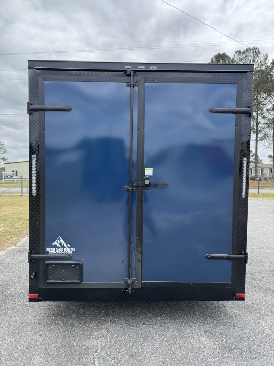 New 7X14TA Indigo Blue Dog Grooming Trailer