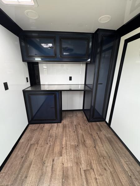 New 7X14TA Indigo Blue Dog Grooming Trailer
