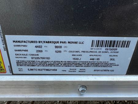 New 2026 H&H Trailers 8.5 x 16 Cargo / Enclosed Trailer