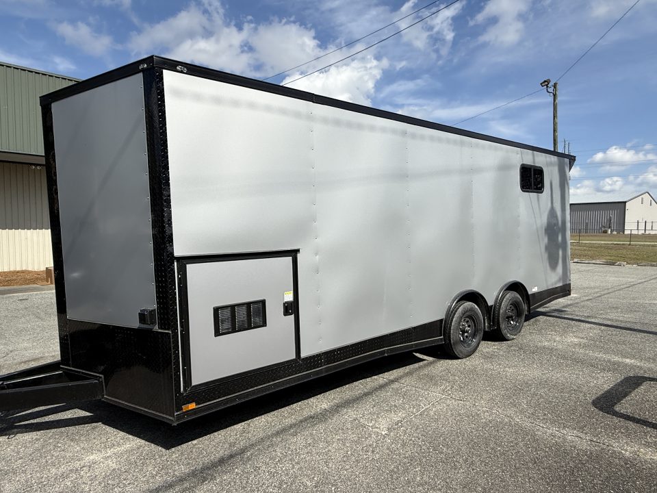 New 8.5X22TA Silver Race Ready Trailer