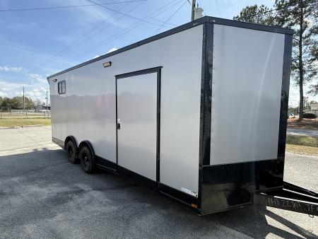 New 8.5X22TA Silver Race Ready Trailer