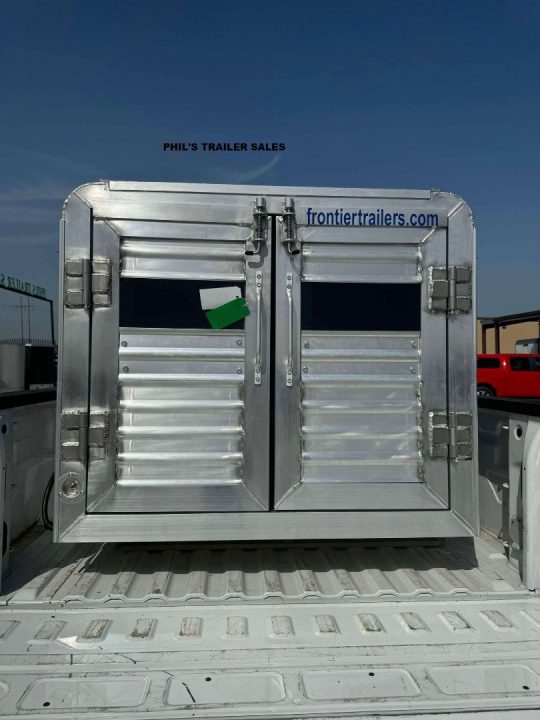 New Frontier Trailers 4 x6 Frontier Truck Boxes Stock / Stock Combo Trailer BOX WITH CENTER GATE