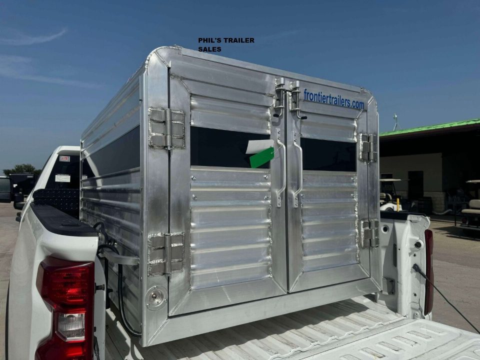 New Frontier Trailers 4 x6 Frontier Truck Boxes Stock / Stock Combo Trailer BOX WITH CENTER GATE