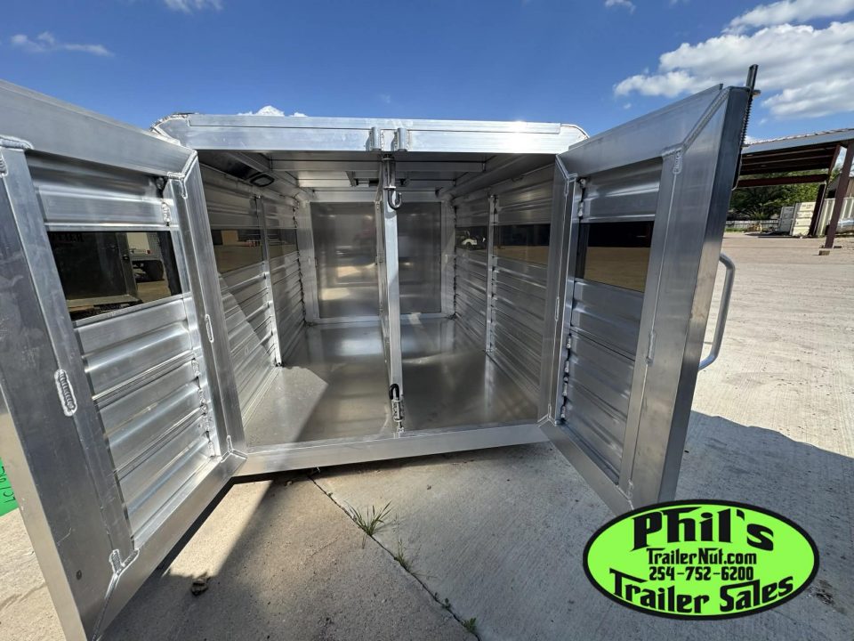 New Frontier Trailers 4 x6 Frontier Truck Boxes Stock / Stock Combo Trailer BOX WITH CENTER GATE