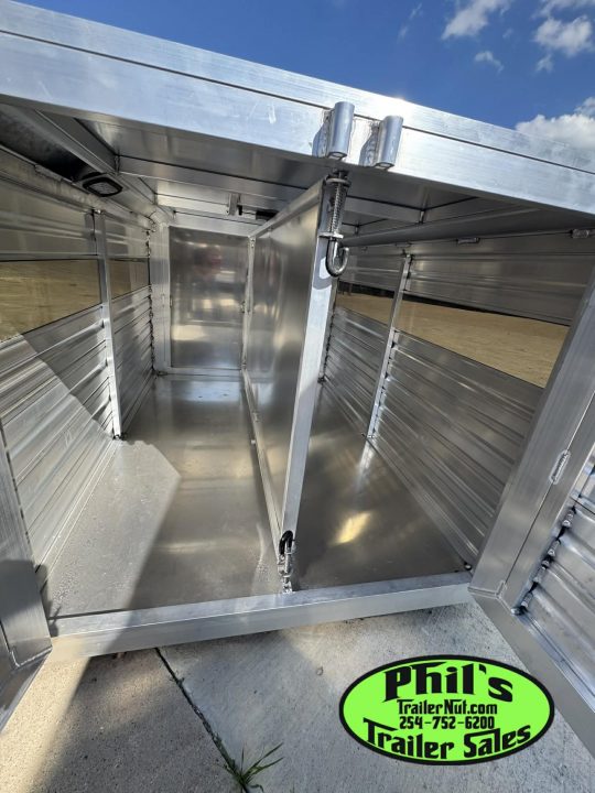 New Frontier Trailers 4 x6 Frontier Truck Boxes Stock / Stock Combo Trailer BOX WITH CENTER GATE