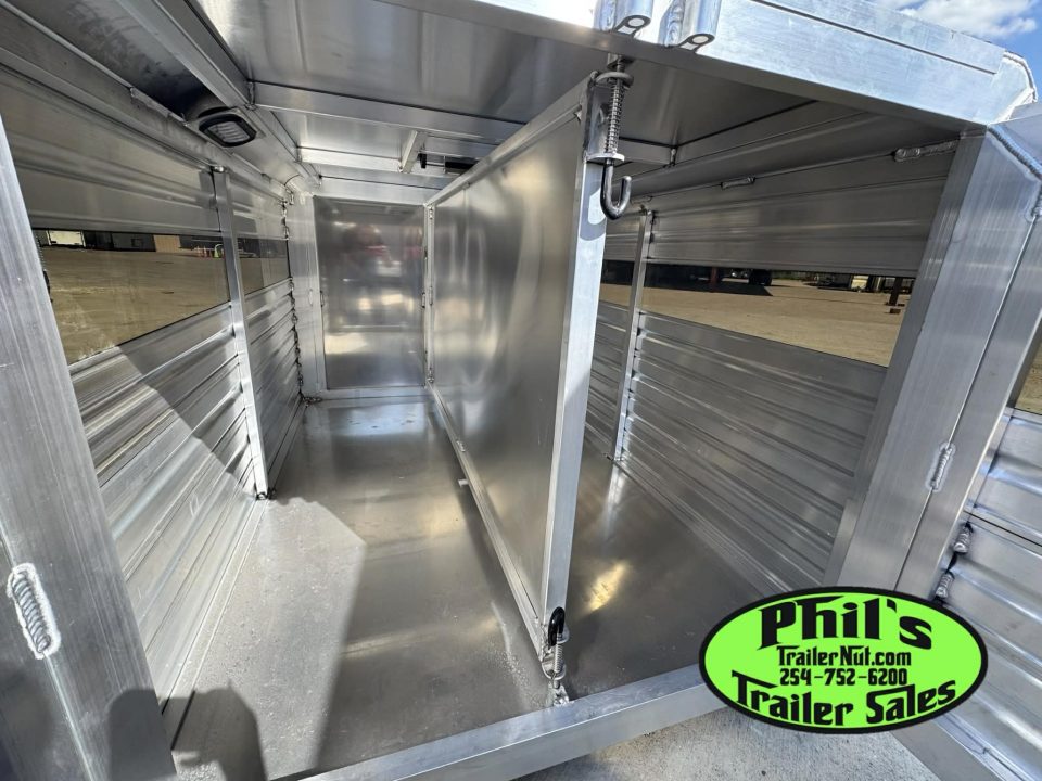 New Frontier Trailers 4 x6 Frontier Truck Boxes Stock / Stock Combo Trailer BOX WITH CENTER GATE