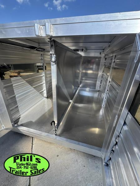 New Frontier Trailers 4 x6 Frontier Truck Boxes Stock / Stock Combo Trailer BOX WITH CENTER GATE