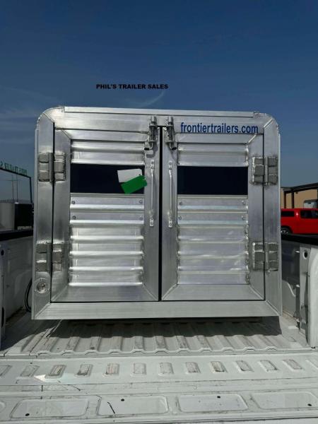 New Frontier Trailers 4 x6 Frontier Truck Boxes Stock / Stock Combo Trailer BOX WITH CENTER GATE