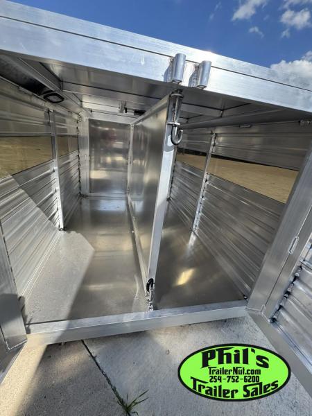 New Frontier Trailers 4 x6 Frontier Truck Boxes Stock / Stock Combo Trailer BOX WITH CENTER GATE