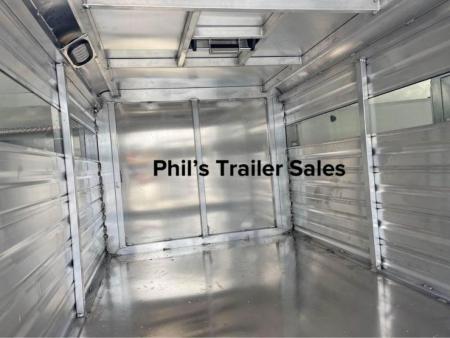 New Frontier Trailers 4 x6 Frontier Truck Boxes Stock / Stock Combo Trailer BOX WITH CENTER GATE