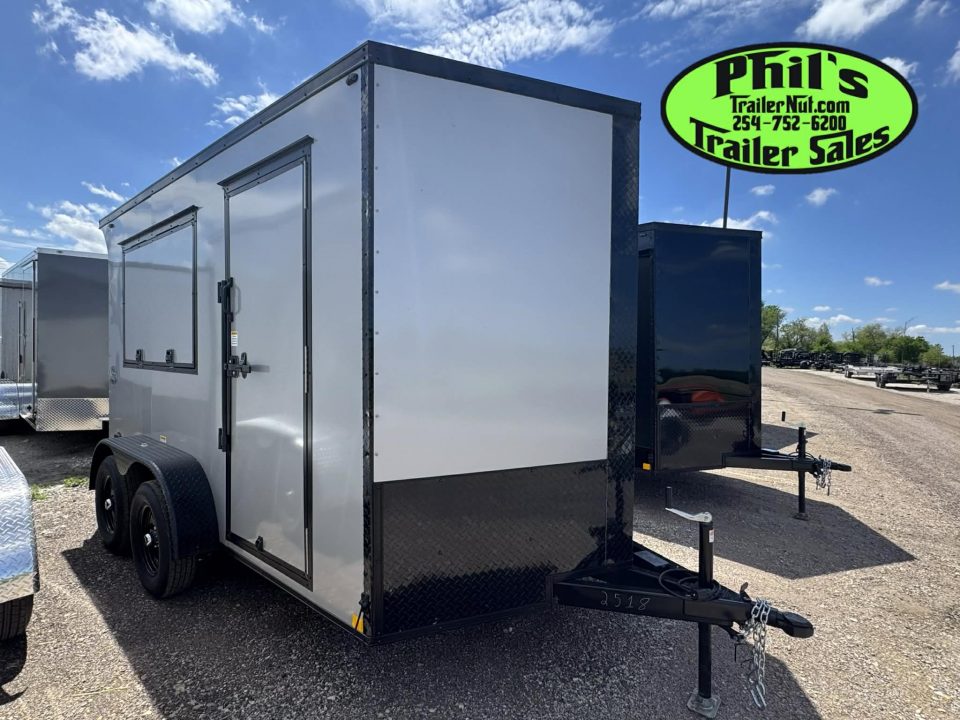 New 2026 7X12 CONCESSION TRAILER - VENDING TRAILER - T-SHIRT TRAILER