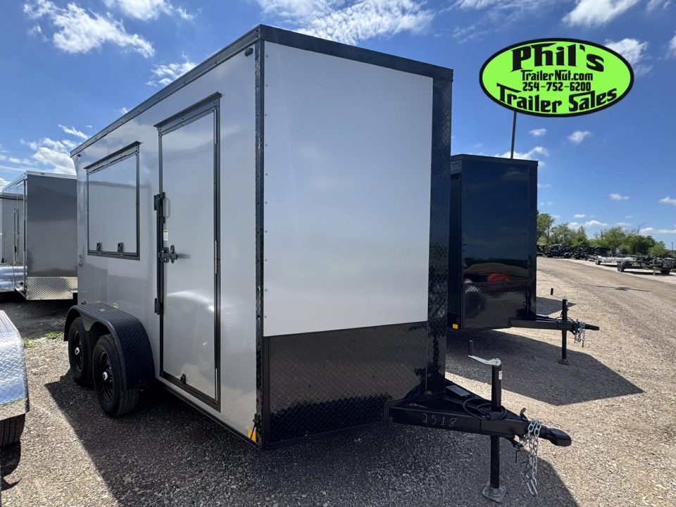 New 2026 7X12 CONCESSION TRAILER - VENDING TRAILER - T-SHIRT TRAILER