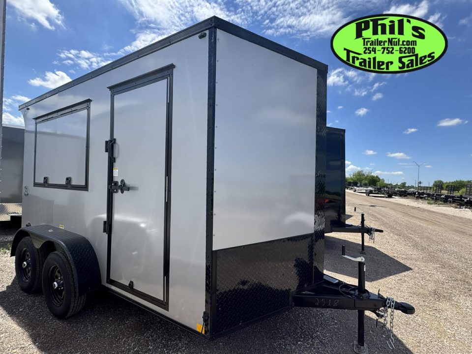New 2026 7X12 CONCESSION TRAILER - VENDING TRAILER - T-SHIRT TRAILER