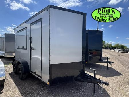 New 2026 7X12 CONCESSION TRAILER - VENDING TRAILER - T-SHIRT TRAILER