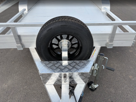 New 2026 Silverwing 7x14 Tandem Axle Aluminum Utility Trailer
