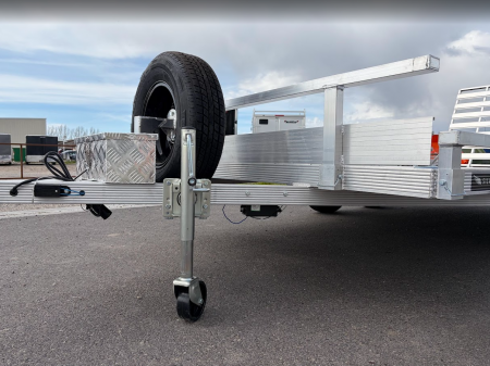 New 2026 Silverwing 7x14 Tandem Axle Aluminum Utility Trailer