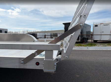 New 2026 Silverwing 7x14 Tandem Axle Aluminum Utility Trailer