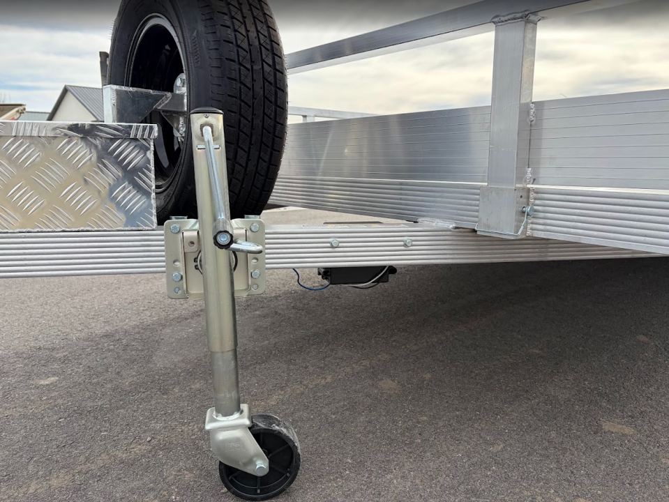 New 2026 Silverwing 7x16 5k Tandem Axle Aluminum Utility Trailer with Bifold Ramp