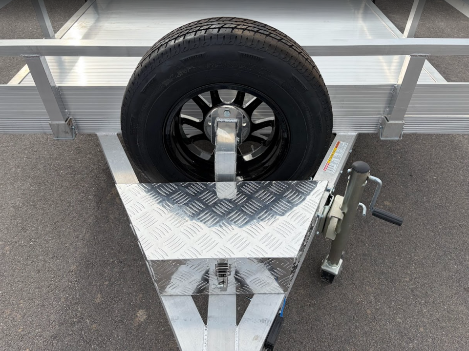 New 2026 Silverwing 7x16 5k Tandem Axle Aluminum Utility Trailer with Bifold Ramp