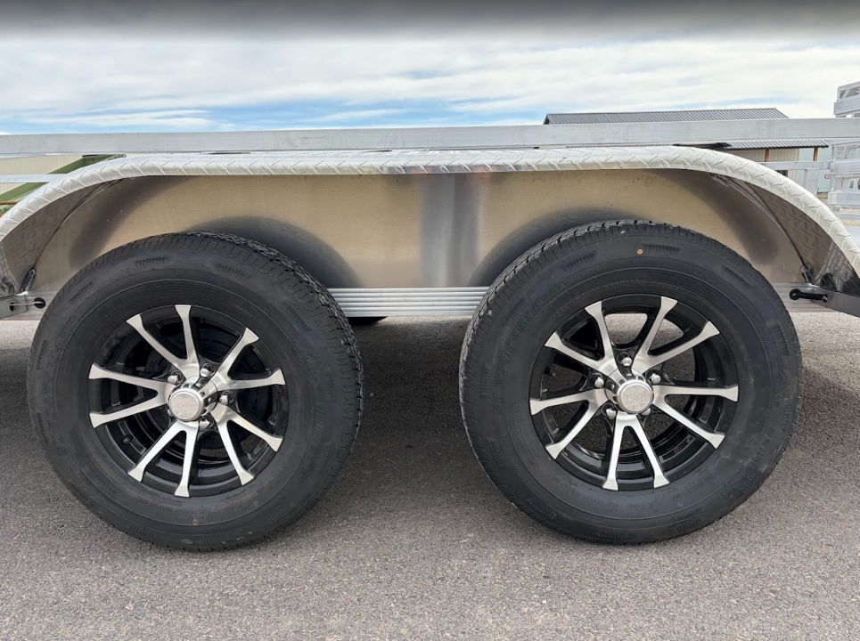 New 2026 Silverwing 7x16 5k Tandem Axle Aluminum Utility Trailer with Bifold Ramp