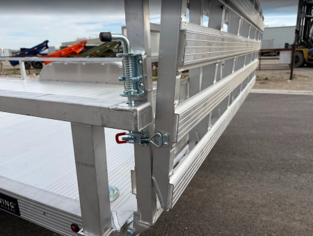 New 2026 Silverwing 7x16 5k Tandem Axle Aluminum Utility Trailer with Bifold Ramp