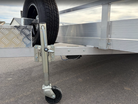 New 2026 Silverwing 7x16 5k Tandem Axle Aluminum Utility Trailer with Bifold Ramp
