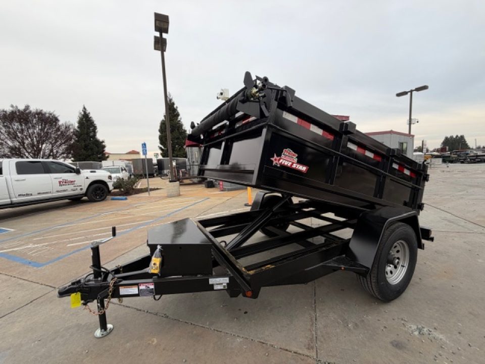 New 2026 Five Star Trailers DT58066 D6 5FT X 8FT 6K GVW Dump Trailer