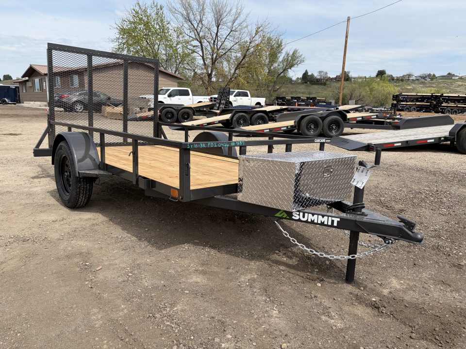 New 2026 Summit 5x10 3k Utility Trailer