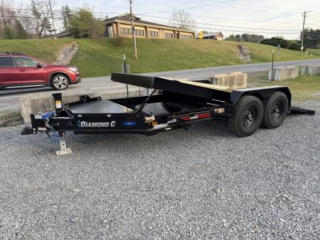New 2026 Diamond C HDT207 FULL TILT TRAILER 2 SPEED 15K JACK 14 PLY TIRES