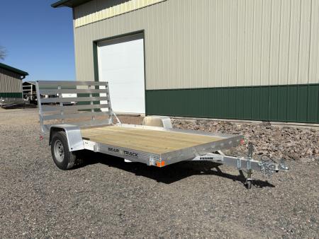 New 2026 76 x12' Bear Track Aluminum Utility Trailer - Wood Floor