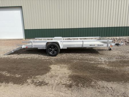 New 2026 80"x15' - 4400lb Bear Track Aluminum Utility Trailer