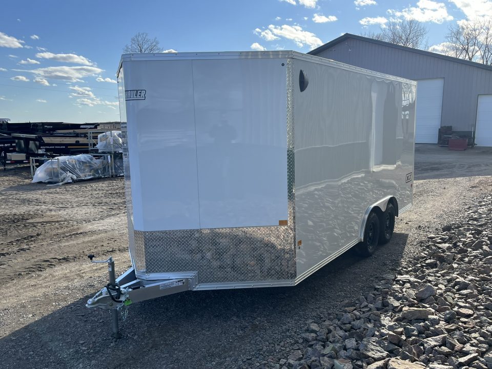 New 2026 8.5'x16' EZ Hauler XLT PRO Aluminum Enclosed Trailer