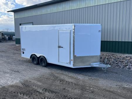 New 2026 8.5'x16' EZ Hauler XLT PRO Aluminum Enclosed Trailer