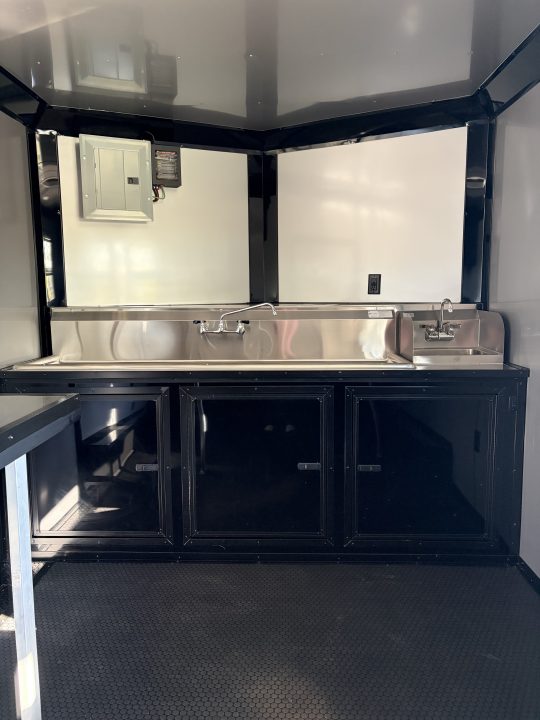 New 8.5X14TA Silver Concession Trailer