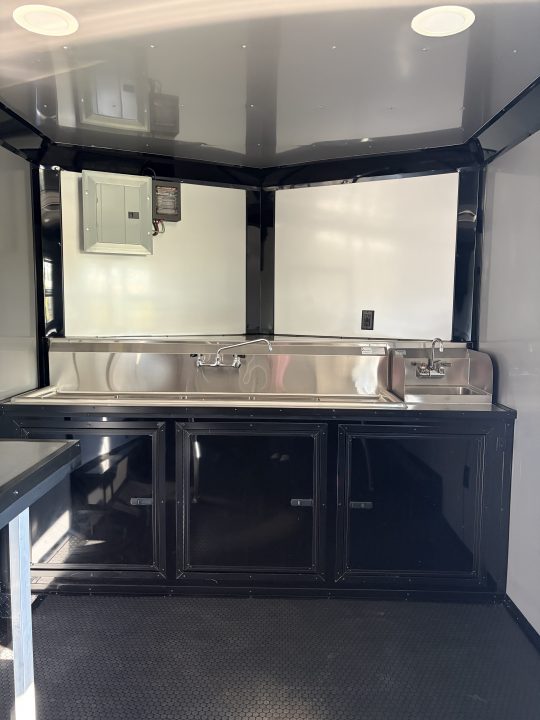New 8.5X14TA Silver Concession Trailer