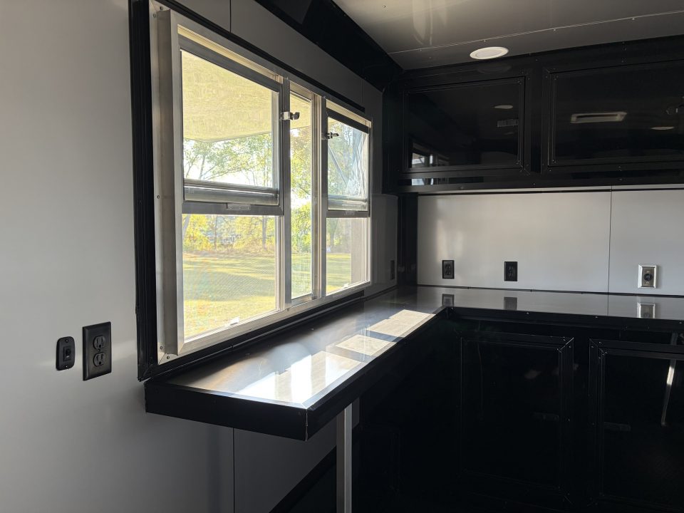New 8.5X14TA Silver Concession Trailer