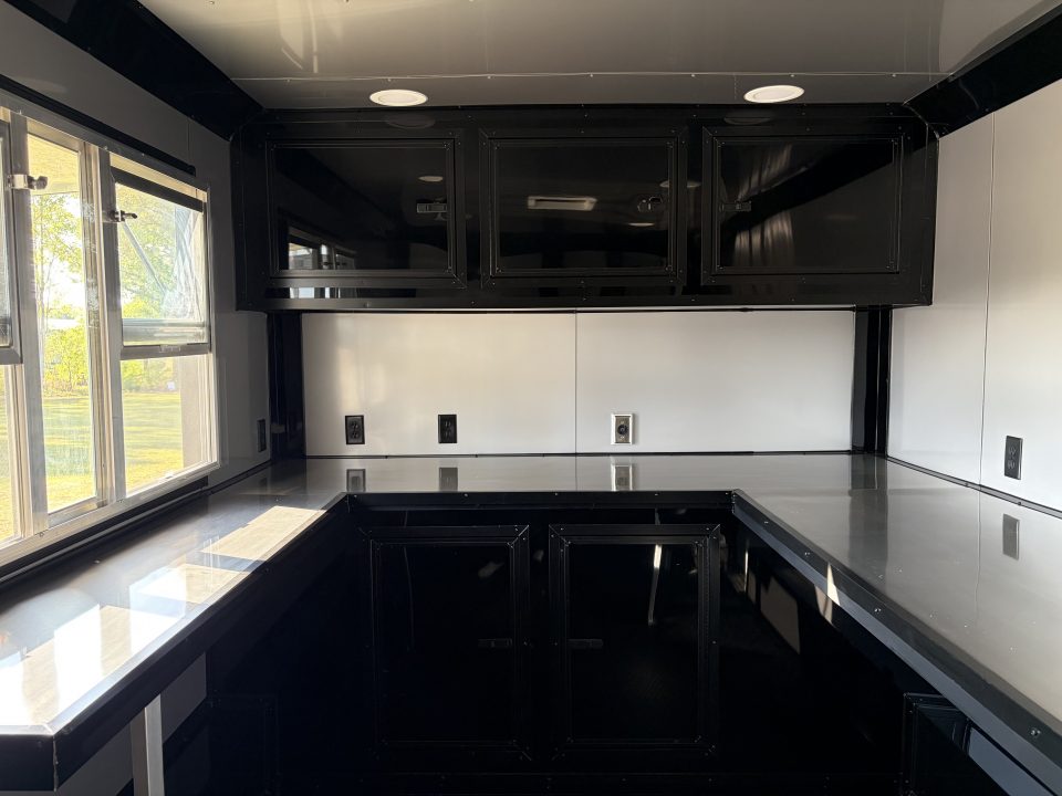 New 8.5X14TA Silver Concession Trailer