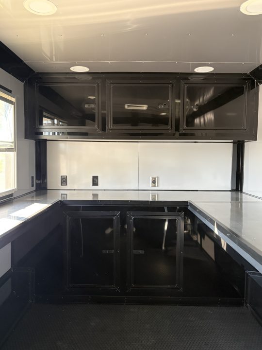 New 8.5X14TA Silver Concession Trailer