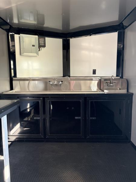 New 8.5X14TA Silver Concession Trailer
