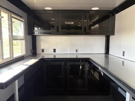 New 8.5X14TA Silver Concession Trailer