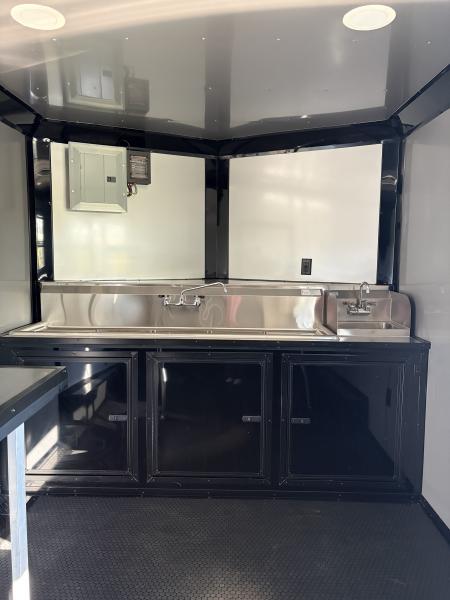 New 8.5X14TA Silver Concession Trailer