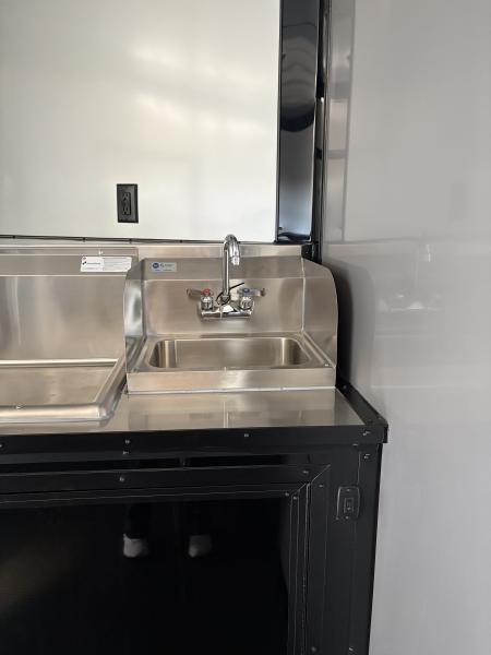 New 8.5X14TA Silver Concession Trailer