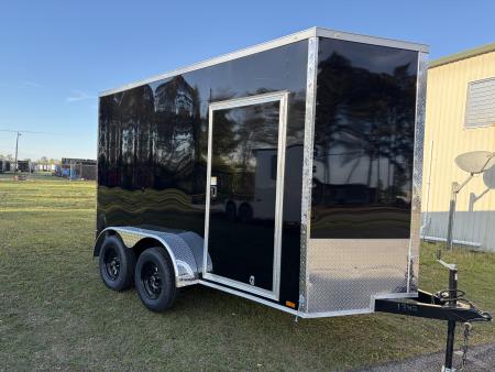 New 6X12TA Black Standard Trailer
