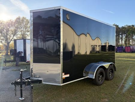 New 6X12TA Black Standard Trailer