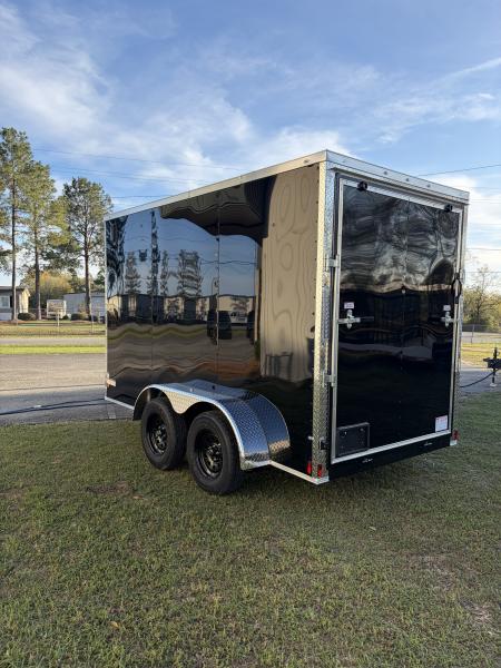 New 6X12TA Black Standard Trailer