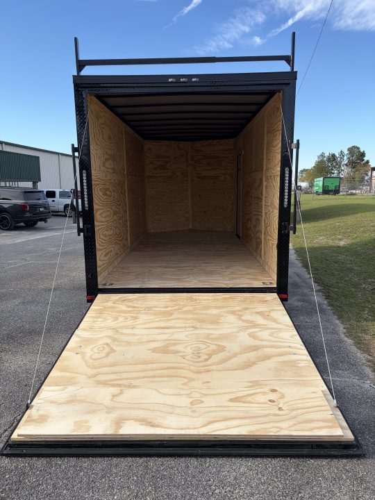 New 7X16TA Black Standard Trailer