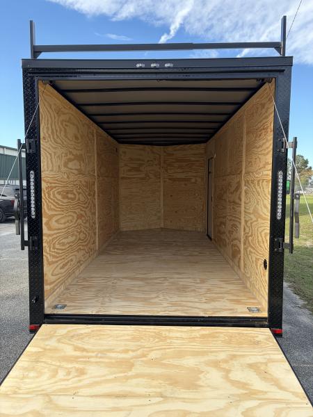 New 7X16TA Black Standard Trailer